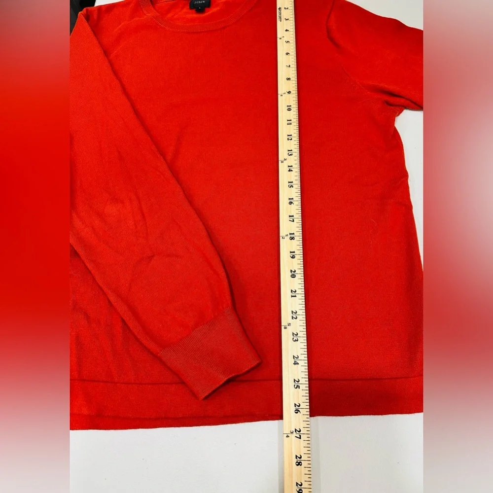 J.Crew 100% Cotton‎ Crewneck Men’s Sweater Orange Size L